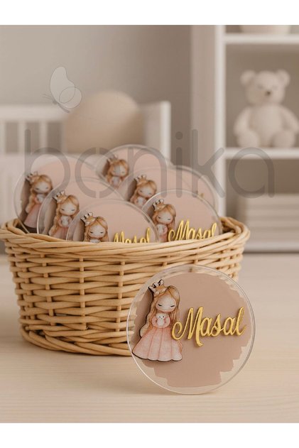 Baby Newborn Gift Plexiglass Magnet (10 Pieces in Transparent Bags)