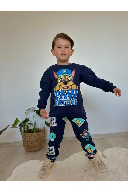 Boy's Winter 3 Thread Raised Top and Bottom Set