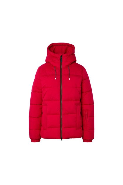 Women's Quilted Ski Jacket, Red