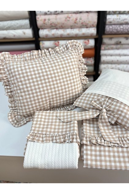 Bebek Nevresim Pike Set Pamuklu