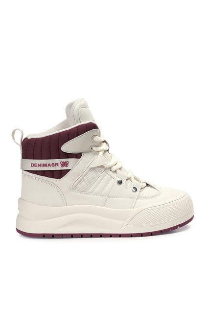 Cream Sneakers Vegan Women's Boots