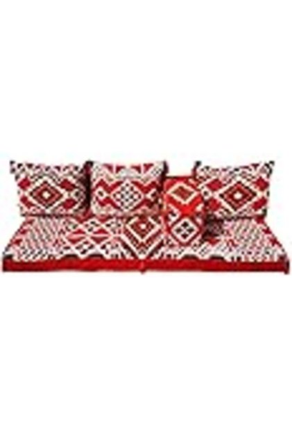 ORIENTAL Indoor/Outdoor Arabic Majlis Sofa Set ● Lounge Sofa ● Floor Seating Set 200cm x 6