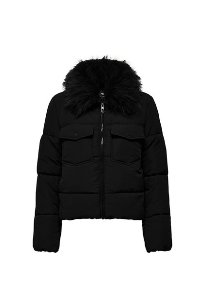Only Women's 15322000 Onlmaggı Fur Puffer Life Cc Otw Black