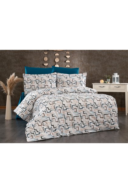 100% Cotton 59 Threads Reinforced Single Bedding Cover (the Package Contents Only the Bedding!)