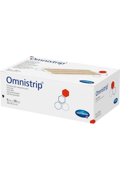Benzi chirurgicale Omnistrip pentru închiderea rănilor, 6 x 38 mm, 50 buc.
