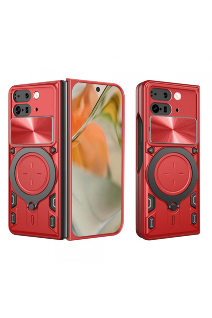 Калъф за Pixel 9 Pro Fold, Techsuit, CamGuard Pro, Червен