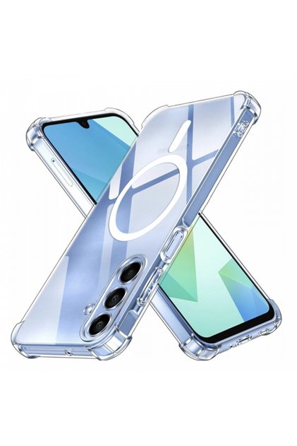 MagSafe калъф за Galaxy A16 5G A166 / A16 4G A165, Techsuit, удароустойчив, прозрачен