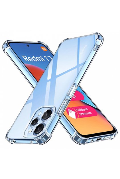 Θήκη για Redmi 12 5G / 12, Τεχνική στολή, Αντικραδασμική, Διαφανής