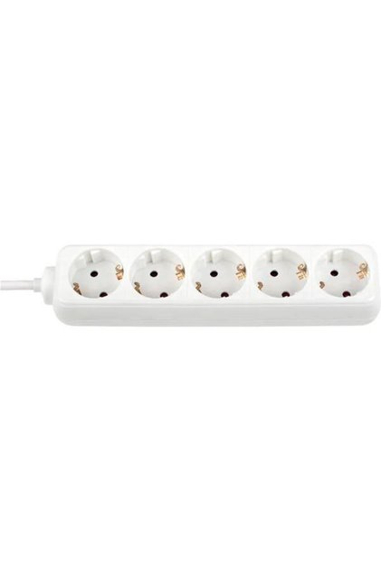 Καλώδιο επέκτασης selly 5xcee7/3 τεμ., χωρίς διακόπτη, μήκος καλωδίου 3m, h05vv-f 3g1, λευκό