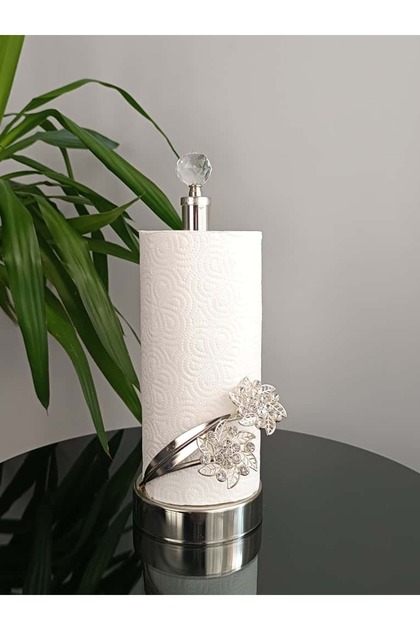 Paper Towel Holder Silver Roll