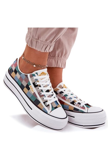 Дамски платформени кецове LCW-25-31-3441L Многоцветни 36
