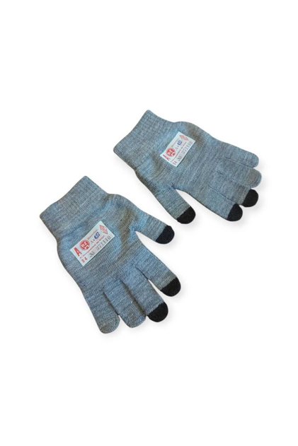 Gray Color Wool Gloves Unisex (Ww2 N.Germany Stamped)