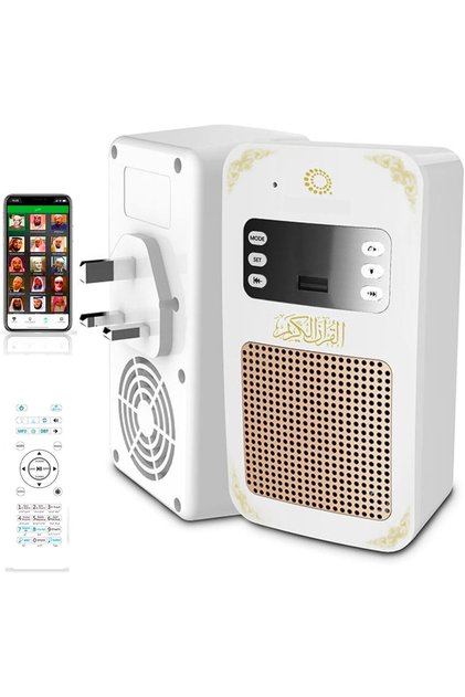 Holy Wall Quran Speaker SQ-669 Bluetooth Speaker with LED Light & Remote (Support MP3)