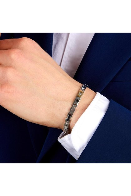 Jm125Aty25 18 + 3.5 cm Steel Men's Bracelet