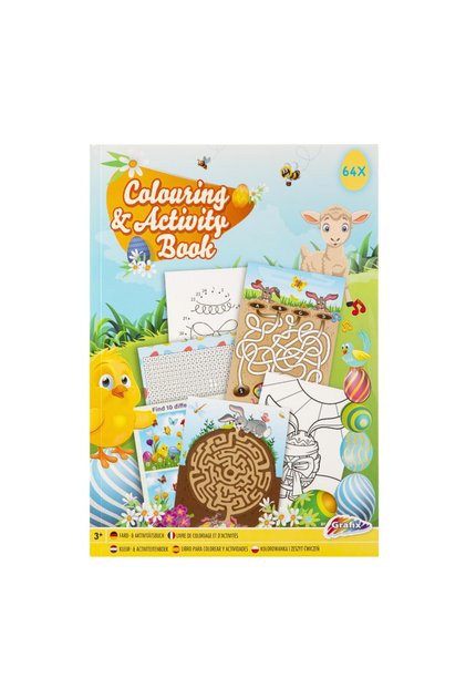 Caiet de activități și desen A4, 64 de pagini