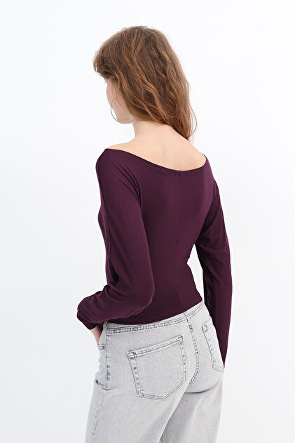Addax Kayık Yaka Uzun Kollu Bluz P1843 - Fiyatı, Yorumları