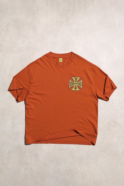Μπλουζάκι με κοντό μανίκι West Coast Choppers Orange oversized