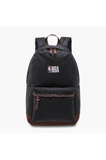 Printed Backpack with Adjustable Straps and Zip Closure - 18 inches