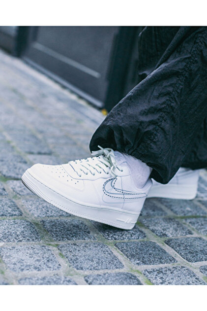 Nike Air Force 1 Low Multi-Swoosh White Spor Ayakkabı ( DAR