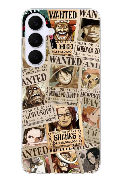 Printed Silicone Case with One Piece Newspaper Design Compatible with Samsung Galaxy S25 Fe