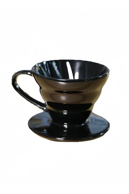 وعاء تقطير V60 سيراميك أسود 9.8*7.6*10 سم