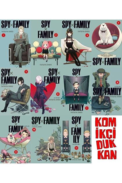 Gerekli Şeyler Yayıncılık Spy x Family 1-2-3-4-5-6-7-8-9-10-11