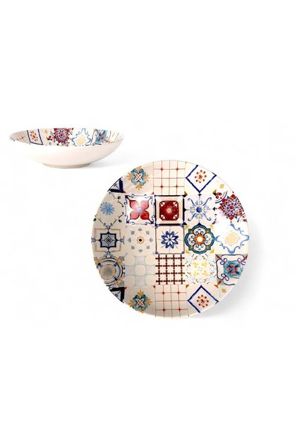 Farfurie adâncă din ceramică Lore Monaco, 21 cm –