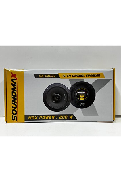 Soundmax 16 CM KOAKSİYEL HOPARLÖR 200 WATT MAXİMUM POWER ÇİFT