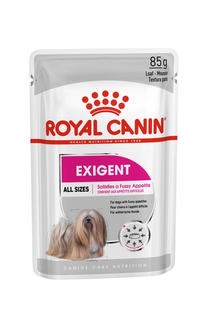 Exigent Seçici Köpekler için Yaş Köpek Maması 12 x 85g