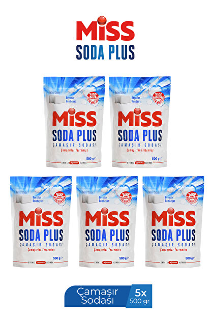 MİSS SODA PLUS 500 GR X 5 ADET