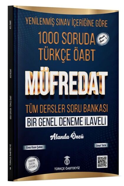 TÜRKÇE ÖABTDEYİZ ÖABT Türkçe Öğretmenliği Müfredat Soru Bankası