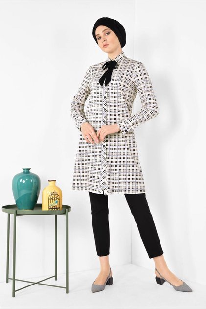 Tunic 4912 with Lace-Up Lace-Up Tunic 4912
