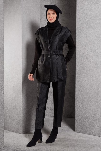 Jacquard Suit with Pants 44735