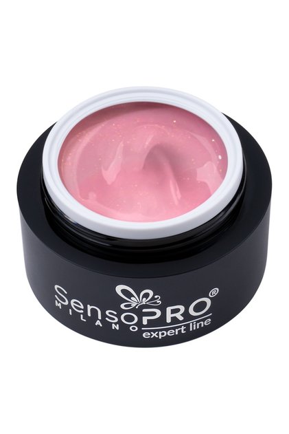 Gel de unghii Expert Line SensoPRO Milano - Blush Glitz 15ml