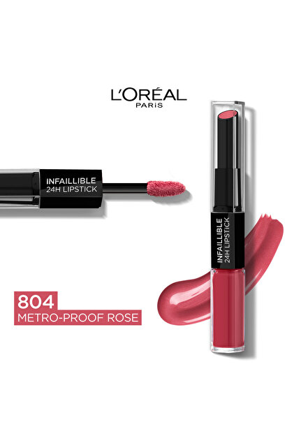 L'Oreal Paris L'oréal Paris Infaillible 2 Steps Likit Ruj&balm 804