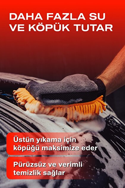Nasiol Çift Taraflı Mikrofiber Süper Yumuşak Peluş Araç Yıkama