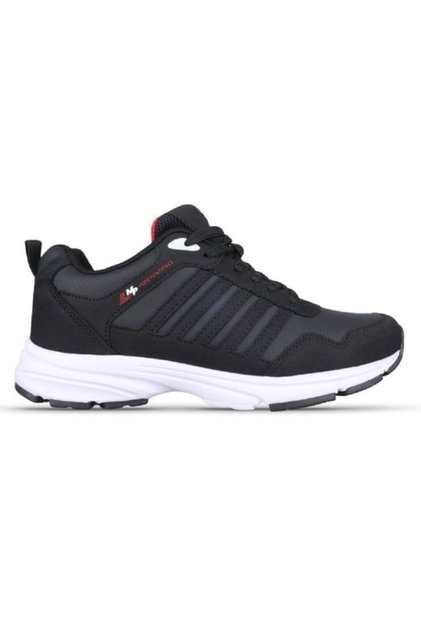 Mp 242-6923 Black White Unisex Lace-Up Sneakers