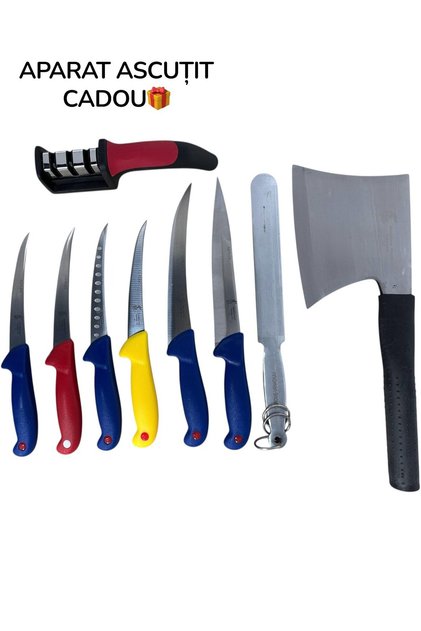 SET 6 CUTITE MACELARIE + SATAR + MASAT + APARAT DE ASCUTIT CADOU