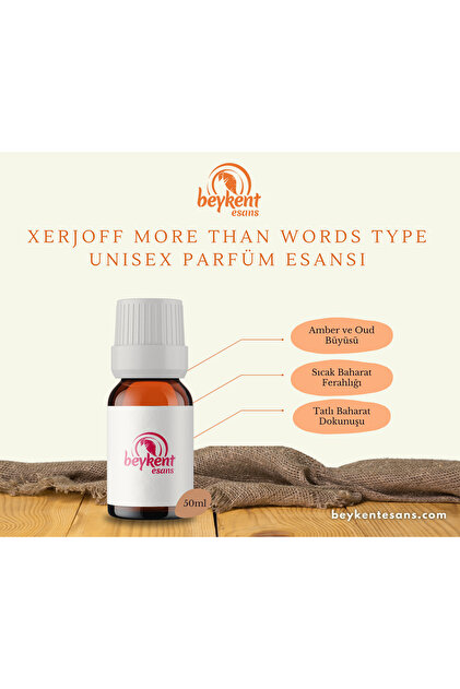 beykent esans Xerjoff More Than Words Type Unisex Parfüm Esansı