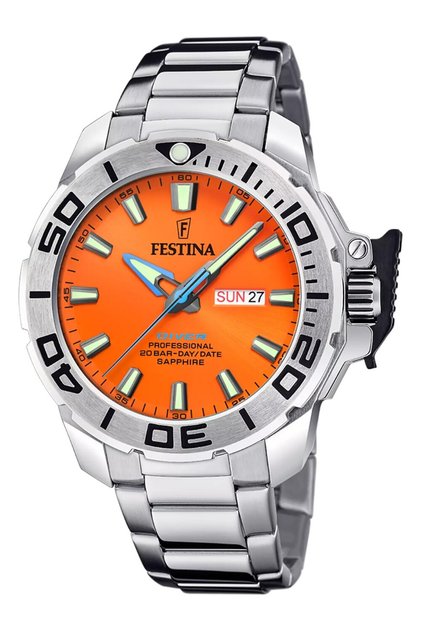 Ceas bărbătesc F20665/5, cuarț, 46mm, 20ATM