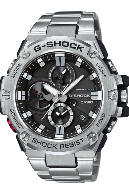 Мъжки часовник Casio GST-B100D-1AER, кварцов, 50 мм, 20ATM