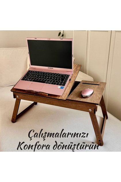 Katlanır Ayaklı Çalışma Masası Laptop Sehpası