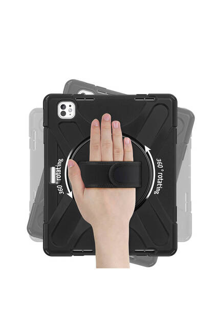 UnDePlus iPad Pro 13inç M4/M5 Kılıf Defender Askılı Zırhlı Tank