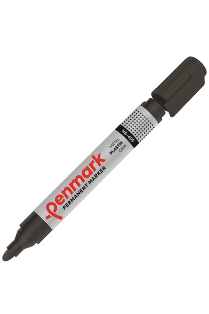 Permanent Marker Round Tip Black 2-3 mm (12 Pcs)Hs 405 01