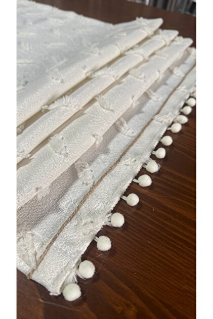 Bohemian Runner with Pompom Detail