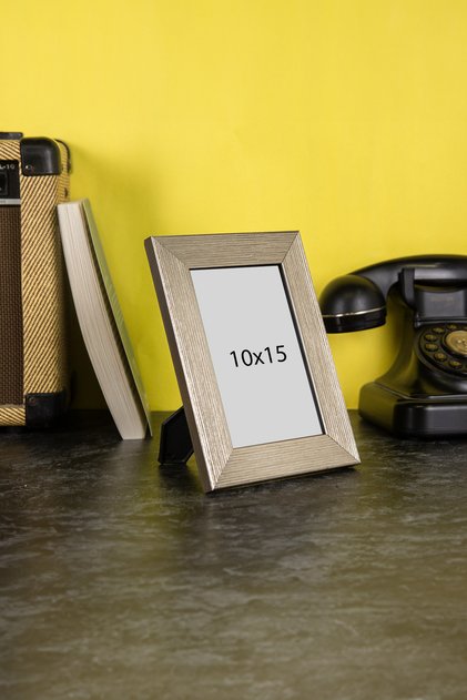 10 X 15 Cm Fotografie, Tablou, Ramă cu picior reglabil de 30mm