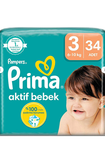 Prima Aktif Bebek Standart Paket 34'lü 3 No - Fiyatı, Yorumları