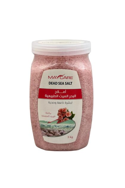 أملاح البحر الميت الطبيعية برائحة الورد المنعشة - 3 كجم