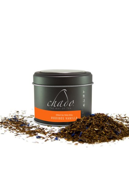 Rooibos Vanilla Gerçek Vanilya Parçacıklı ve Kafeinsiz Güney Afrika Kırmızı Çayı 50 Gr