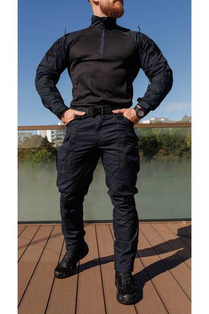 Pantaloni Tactical 'Ranger' Navy Blue Ripstop Elastici Jandarmerie